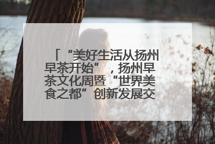 “美好生活从扬州早茶开始”，扬州早茶文化周暨“世界美食之都”创新发展交流活动启幕