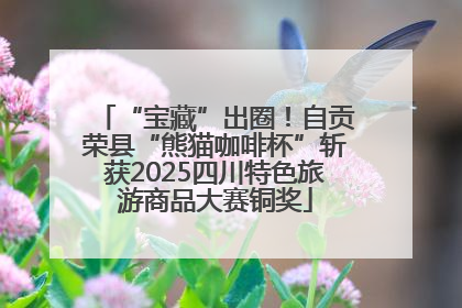 “宝藏”出圈！自贡荣县“熊猫咖啡杯”斩获2025四川特色旅游商品大赛铜奖