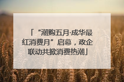 “潮购五月·成华最红消费月”启幕，政企联动共掀消费热潮