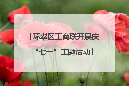 环翠区工商联开展庆“七一”主题活动