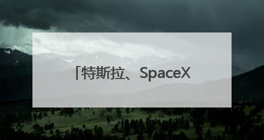 特斯拉、SpaceX……现在情况有点微妙