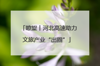 瞭望丨河北高速助力文旅产业“出圈”