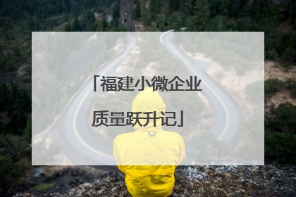 福建小微企业质量跃升记