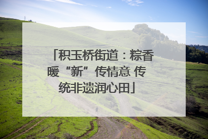 积玉桥街道：粽香暖“新”传情意 传统非遗润心田