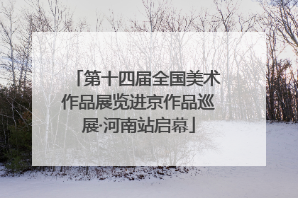 第十四届全国美术作品展览进京作品巡展·河南站启幕