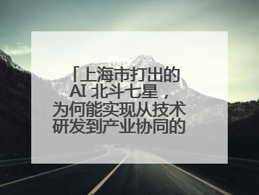 上海市打出的 AI 北斗七星，为何能实现从技术研发到产业协同的闭环生态