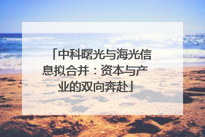 中科曙光与海光信息拟合并：资本与产业的双向奔赴