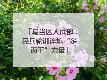 乌当区人武部：民兵轮训淬炼“多面手”力量