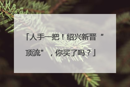 人手一把！绍兴新晋“顶流”，你买了吗？