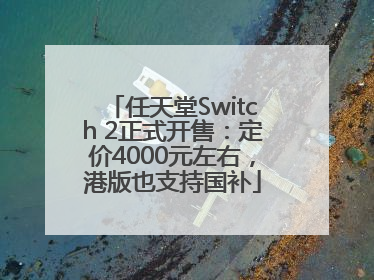 任天堂Switch 2正式开售：定价4000元左右，港版也支持国补