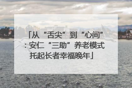 从“舌尖”到“心间”：安仁“三助”养老模式托起长者幸福晚年