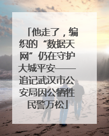 他走了，编织的“数据天网”仍在守护大城平安——追记武汉市公安局因公牺牲民警万松