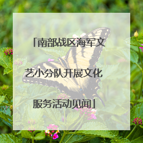 南部战区海军文艺小分队开展文化服务活动见闻
