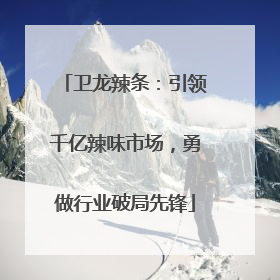 卫龙辣条：引领千亿辣味市场，勇做行业破局先锋