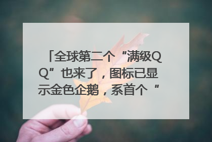全球第二个“满级QQ”也来了，图标已显示金色企鹅，系首个“满级QQ”的小号