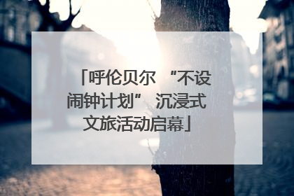 呼伦贝尔 “不设闹钟计划” 沉浸式文旅活动启幕