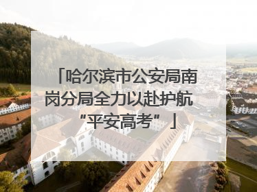 哈尔滨市公安局南岗分局全力以赴护航“平安高考”