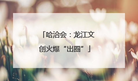 哈洽会：龙江文创火爆“出圈”