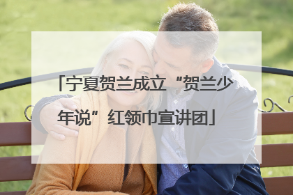 宁夏贺兰成立“贺兰少年说”红领巾宣讲团
