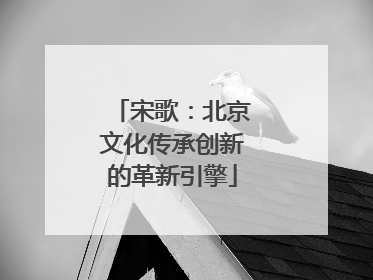 宋歌：北京文化传承创新的革新引擎