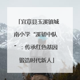 宜章县玉溪镇城南小学“溪韧中队”：传承红色基因 锻造时代新人