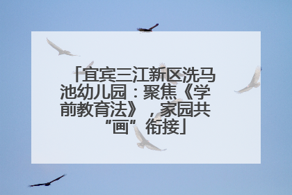 宜宾三江新区洗马池幼儿园：聚焦《学前教育法》，家园共“画”衔接