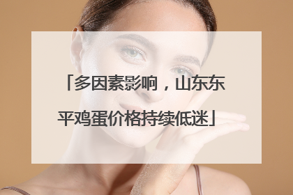 多因素影响，山东东平鸡蛋价格持续低迷