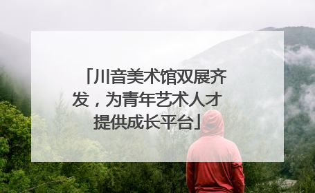 川音美术馆双展齐发，为青年艺术人才提供成长平台