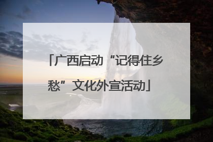广西启动“记得住乡愁”文化外宣活动