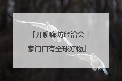 开聊廊坊经洽会丨家门口有全球好物