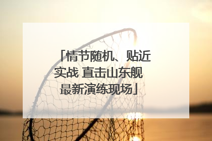 情节随机、贴近实战 直击山东舰最新演练现场