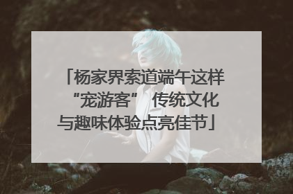 杨家界索道端午这样“宠游客” 传统文化与趣味体验点亮佳节