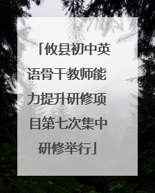 攸县初中英语骨干教师能力提升研修项目第七次集中研修举行
