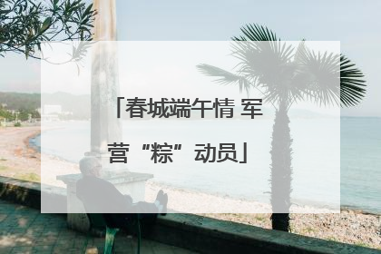 春城端午情 军营“粽”动员