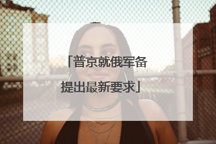 普京就俄军备提出最新要求