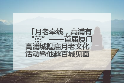 月老牵线，高浦有“囍”——首届厦门高浦城隍庙月老文化活动暨他趣百城见面会隆重举办