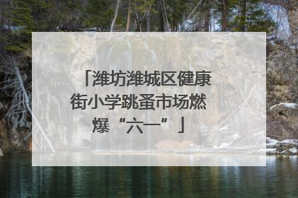 潍坊潍城区健康街小学跳蚤市场燃爆“六一”