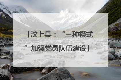 汶上县：“三种模式”加强党员队伍建设