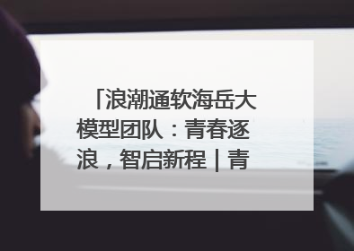 浪潮通软海岳大模型团队：青春逐浪，智启新程｜青春思政课