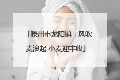 滕州市龙阳镇：风吹麦浪起 小麦迎丰收