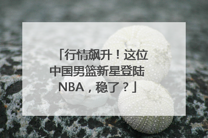 行情飙升！这位中国男篮新星登陆NBA，稳了？