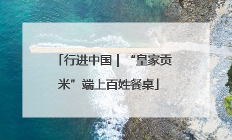 行进中国｜“皇家贡米”端上百姓餐桌