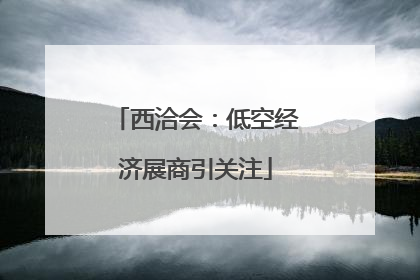 西洽会：低空经济展商引关注