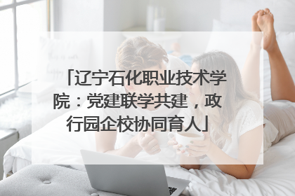 辽宁石化职业技术学院：党建联学共建，政行园企校协同育人