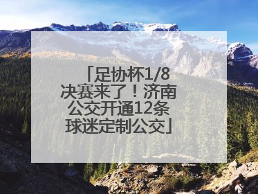 足协杯1/8决赛来了！济南公交开通12条球迷定制公交
