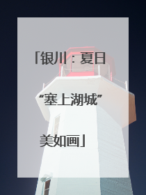 银川：夏日“塞上湖城”美如画