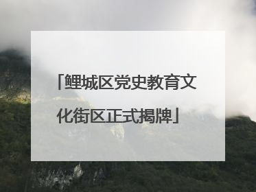 鲤城区党史教育文化街区正式揭牌