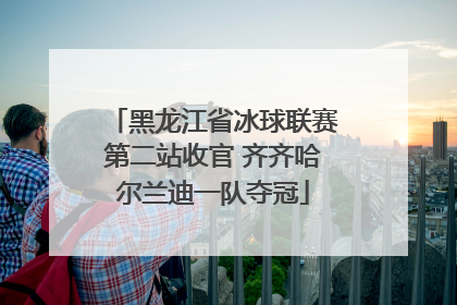 黑龙江省冰球联赛第二站收官 齐齐哈尔兰迪一队夺冠