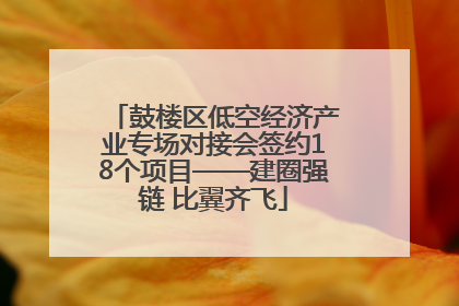 鼓楼区低空经济产业专场对接会签约18个项目——建圈强链 比翼齐飞