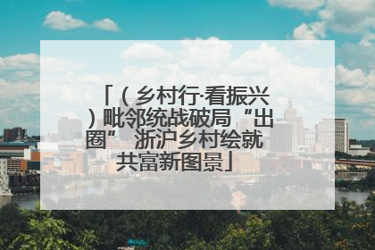 （乡村行·看振兴）毗邻统战破局“出圈” 浙沪乡村绘就共富新图景